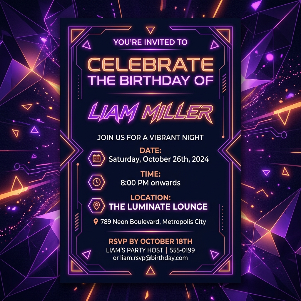 Modèle Anniversaire